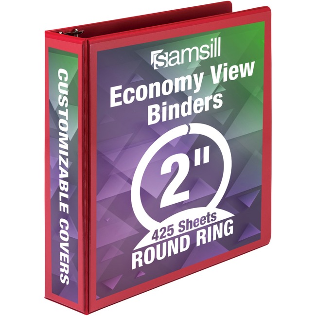 Samsill Economy Round Ring View Binders