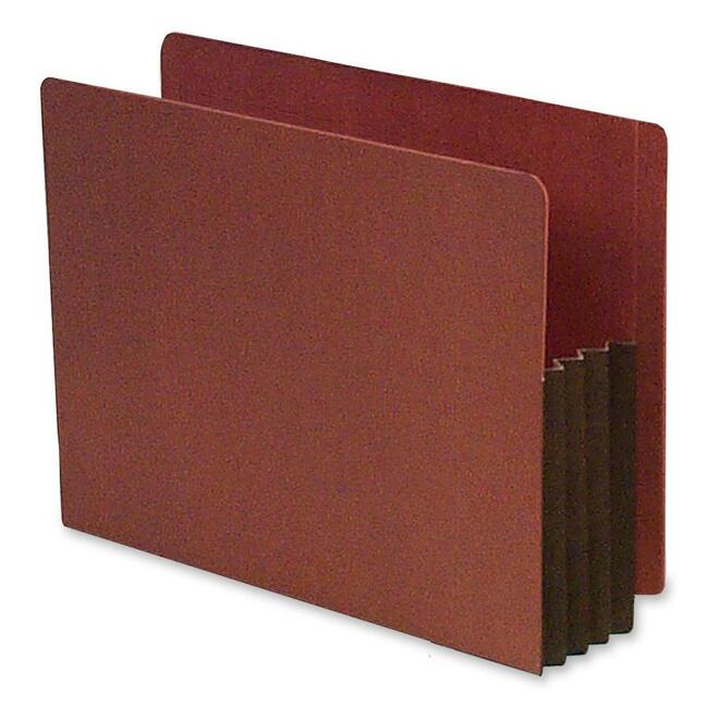 SJ Paper End Tab Redrope Expanding File Pockets