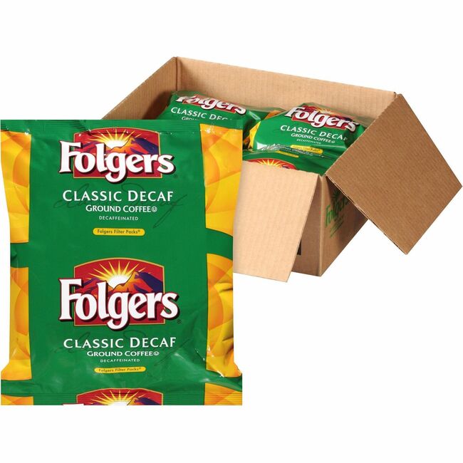 Folgers .9 oz Decaffeinated Filter Packs Filter Pack