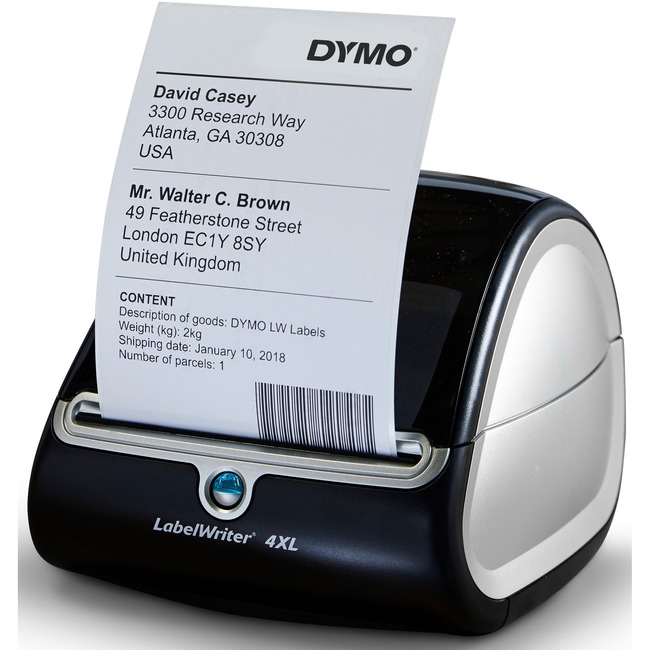 Dymo LabelWriter 4XL Direct Thermal Printer - Monochrome - Desktop - Label Print