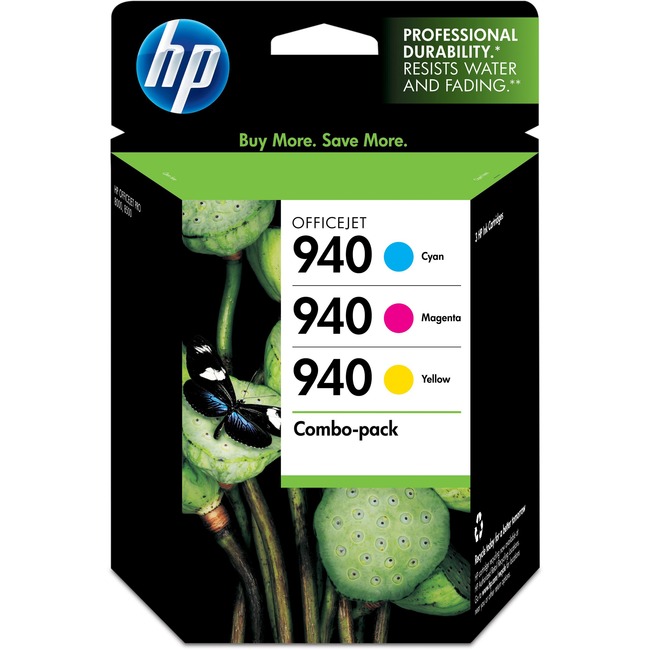 HP 940 Original Ink Cartridge Combo Pack - Assorted, Yellow, Cyan