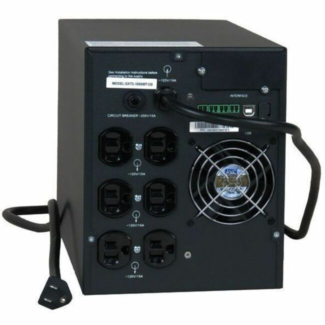 Vertiv Liebert GXT3 1000VA UPS, Mini-Tower Model, UL/c-UL Listed, 120VAC (GXT3-1000MT120)