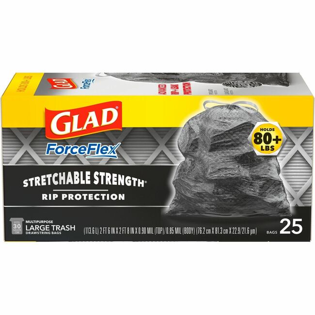 Glad Dual Defense Drawstring Large Trash Bags