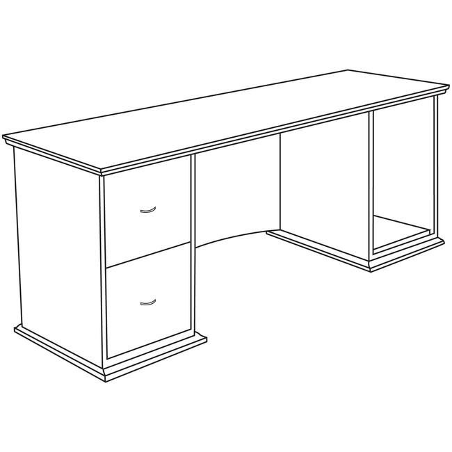 Lorell Contemporary 9000 Credenza