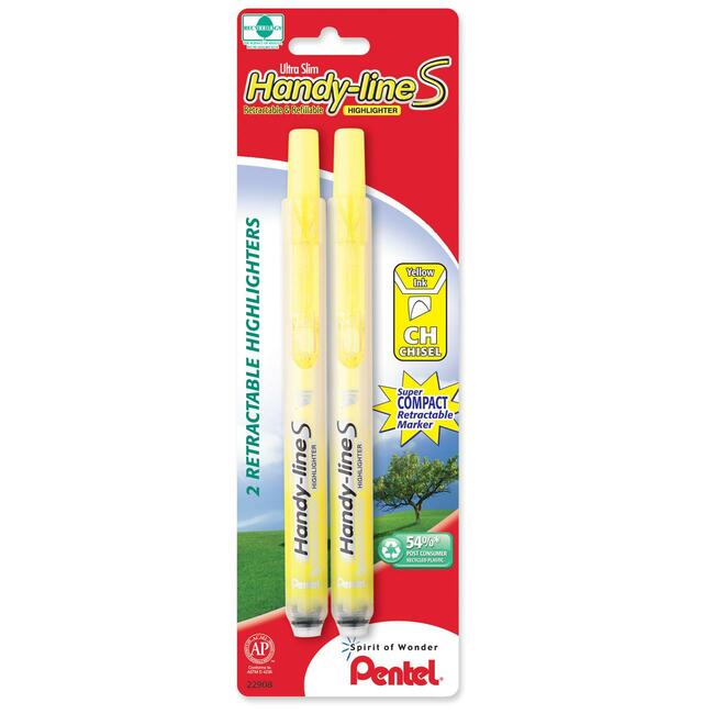 Pentel Handy-line Retractable S-Highlighters