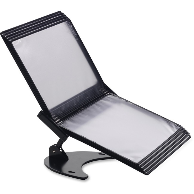 Tarifold 3D Desk Stand with 10 Pockets, Black