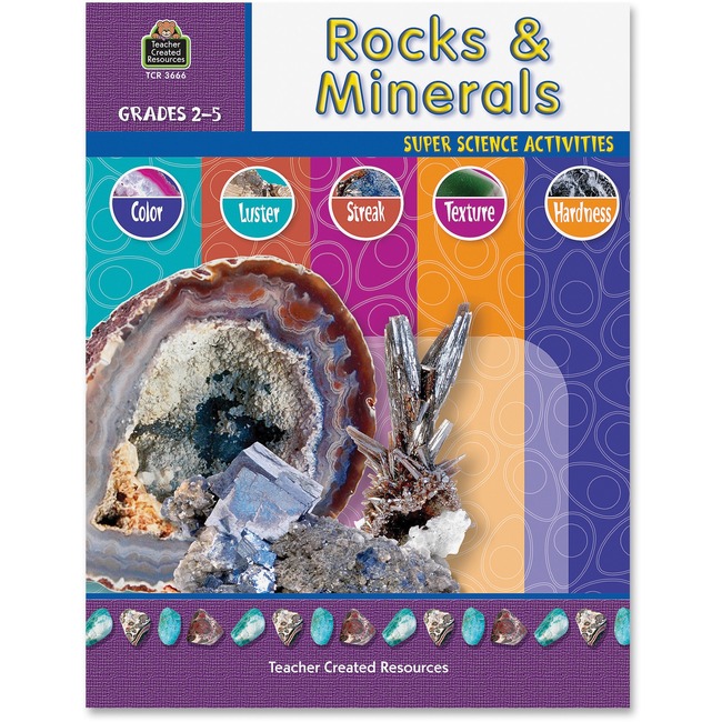 Teacher Created Resources Gr 2-5 Rocks/Minerals Book Education Printed Book for Science - English