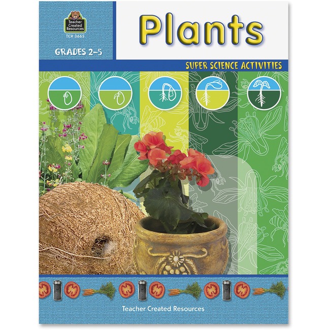 Teacher Created Resources Gr 2-5 Plants Science Book Education Printed Book for Science - English