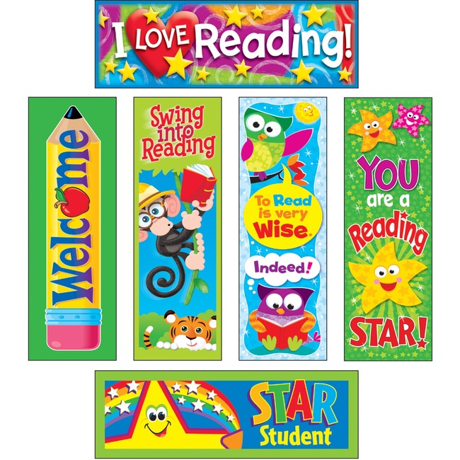 Trend Reading Fun Bookmark Combo Pack