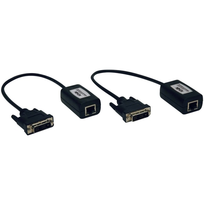 Tripp Lite DVI Over Cat5/Cat6 Passive Video Extender Kit Transmitter Receiver 100'