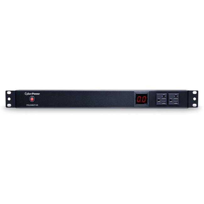 Unit&eacute; de distribution d'alimentation CyberPower PDU20M2F10R - Mesur&eacute; - NEMA 5-20P - 120 V AC - 1U - Vertical - Montable en rack