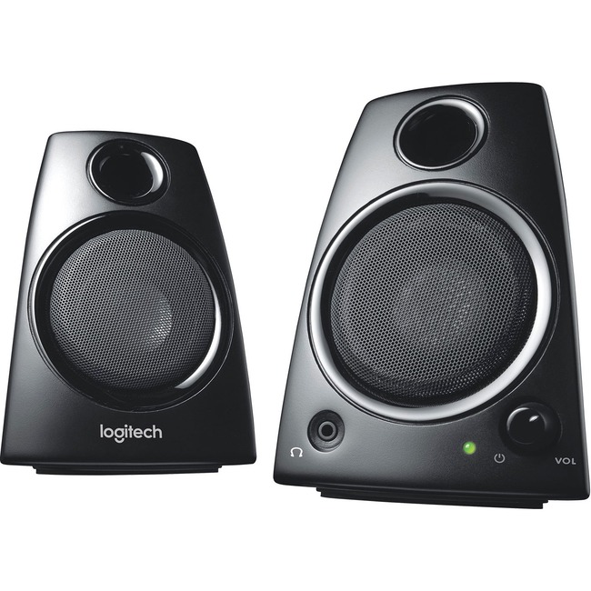 Logitech Z130 2.0 Speaker System - 5 W RMS - Desktop - Black