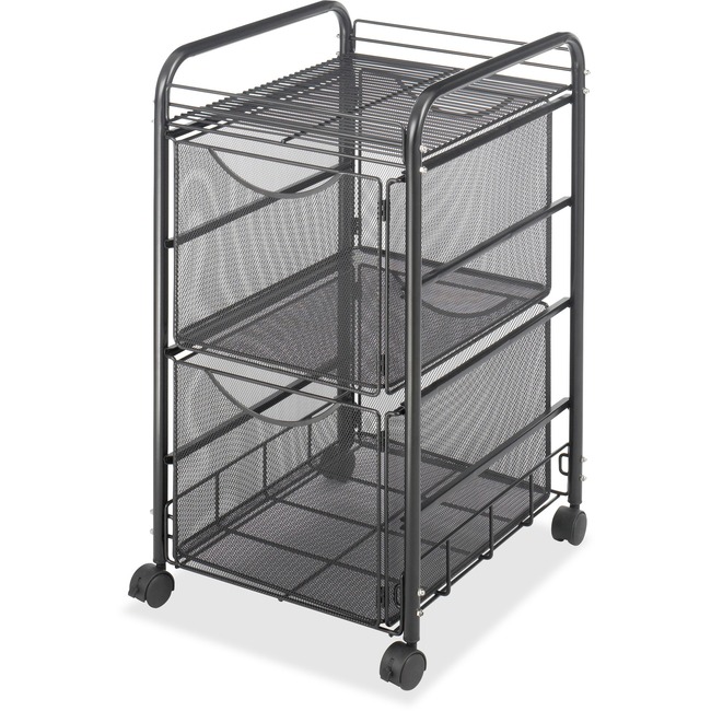 Safco Onyx Double Mesh Mobile File Cart