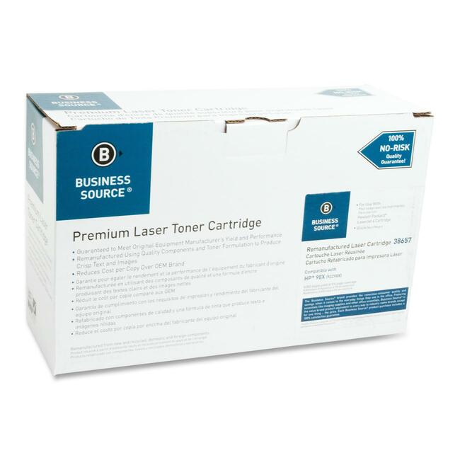 Business Source Remanufactured Toner Cartridge - Alternative for HP 98X (92298X)