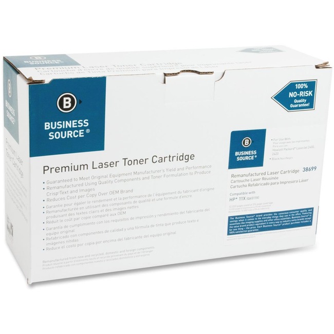 Business Source Remanufactured Toner Cartridge - Alternative for HP 11X (Q6511X)