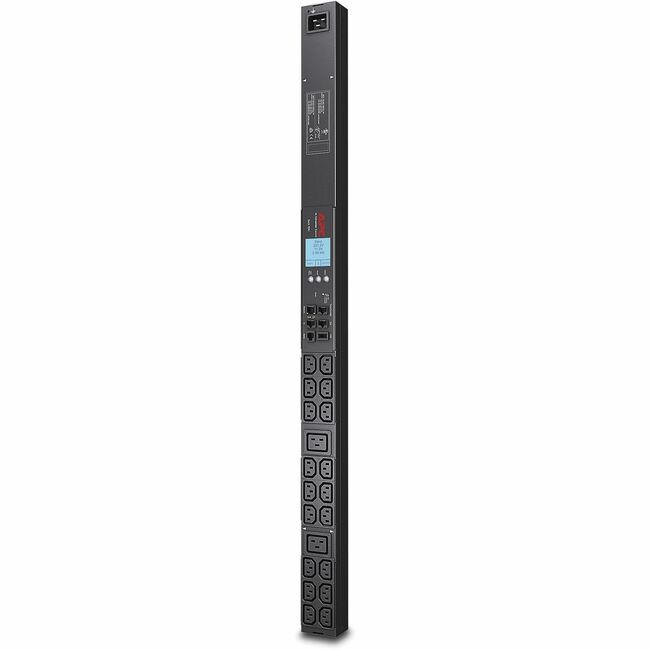 APC by Schneider Electric Metered Rack AP8858NA3 20-Outlets PDU - Metered - Rack-mountable