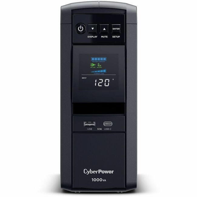 CyberPower PFC Sinewave CP1000PFCLCD 1000VA Mini-Tower UPS