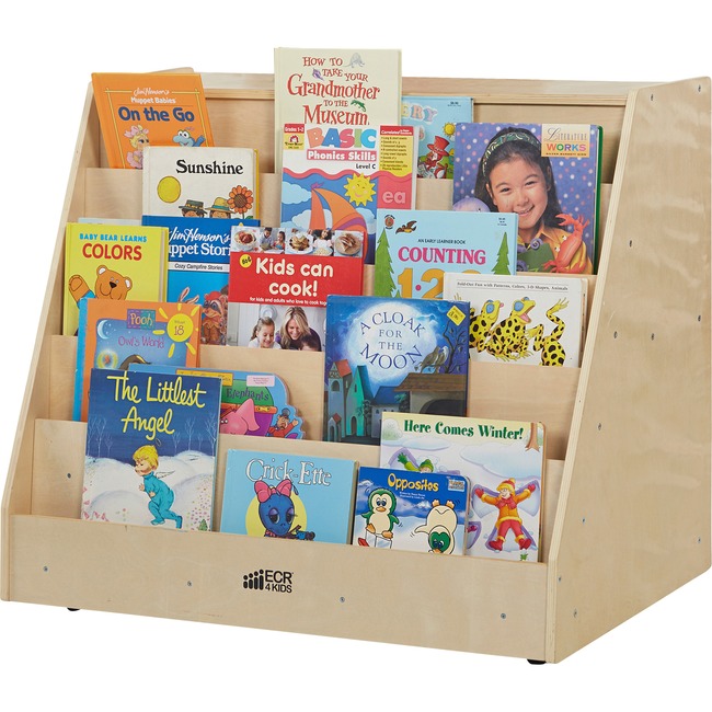 ECR4KIDS Birch Storage Book Display