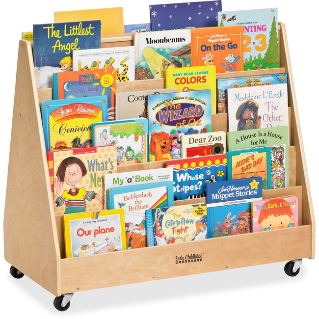 ECR4KIDS BirchDouble-Sided Book Display