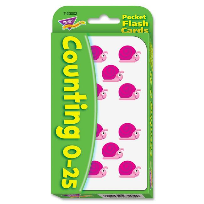 Trend Counting Pocket Flash Cards