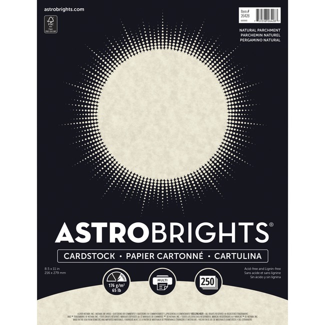 Astrobrights Laser, Inkjet Print Card Stock