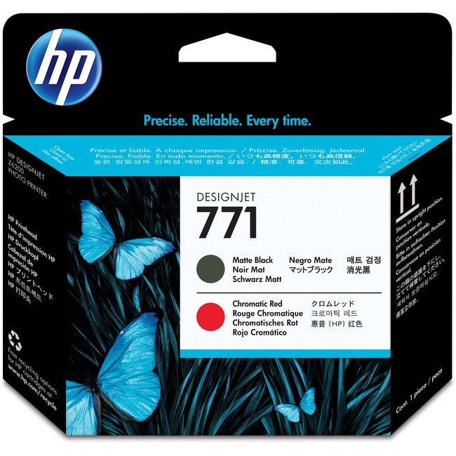 HP 771 (CE017A) Original Printhead - Single Pack - Inkjet - Matte Black, Red - 1 Each