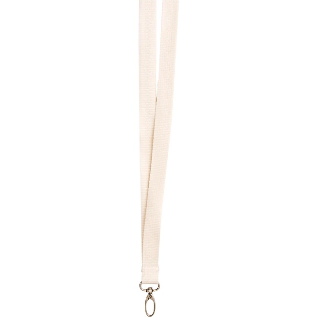 SICURIX Eco-friendly Bamboo Lanyard - Natural Beige