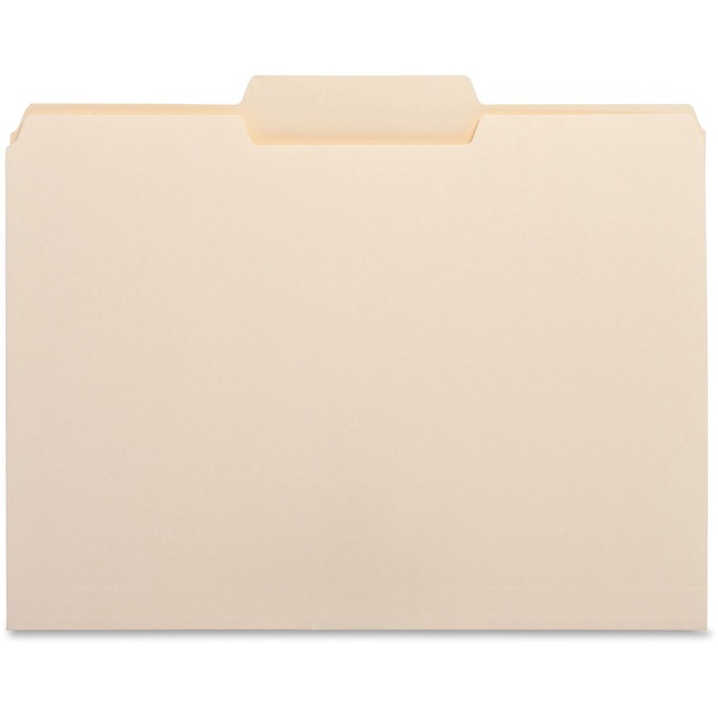 Business Source 1/3 Cut Tab File Folders