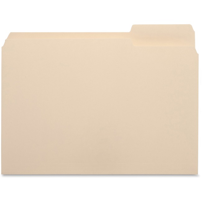 Business Source 1/3 Cut Tab File Folders