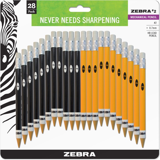 Zebra Pen Push Eraser No. 2 Mechanical Pencils