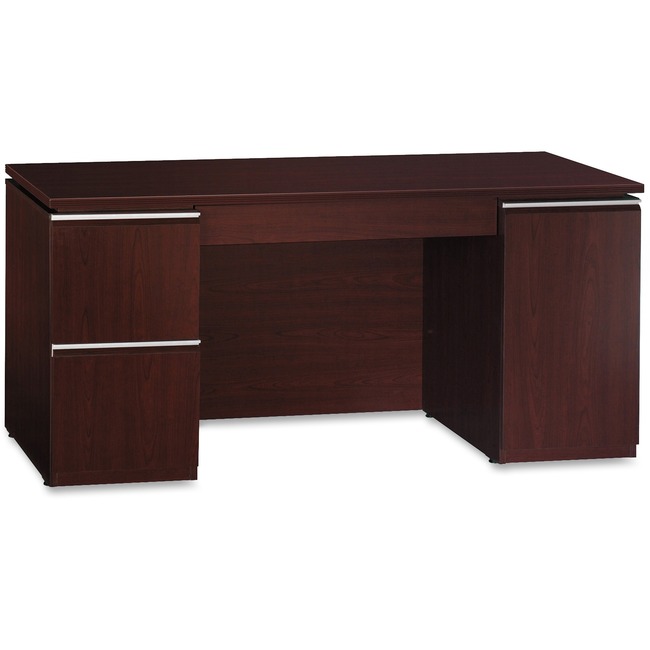 Bush Business Furniture Milano2 66W Double Pedestal Kneespace Credenza