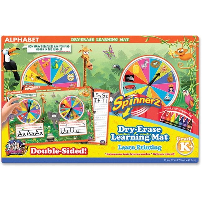 The Board Dudes SpinnerZ Dry-erase Learning Mat