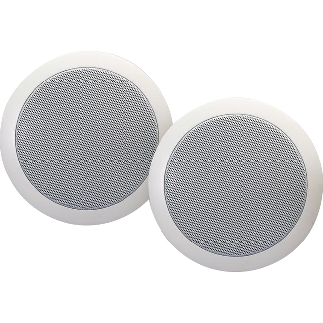 4 IN-CEILING WHITE SPEAKERS W/O TRANS