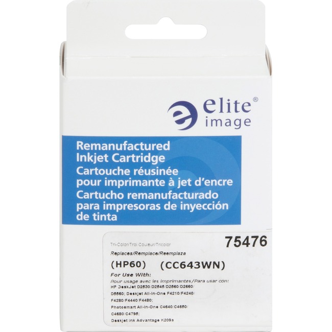 Elite Image Remanufactured Ink Cartridge - Alternative for HP 60 (CC643WN)