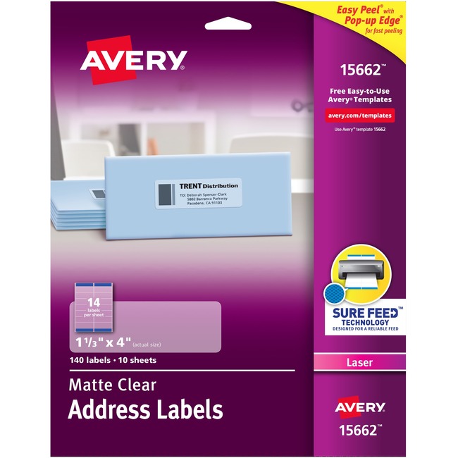 Avery Easy Peel Mailing Label