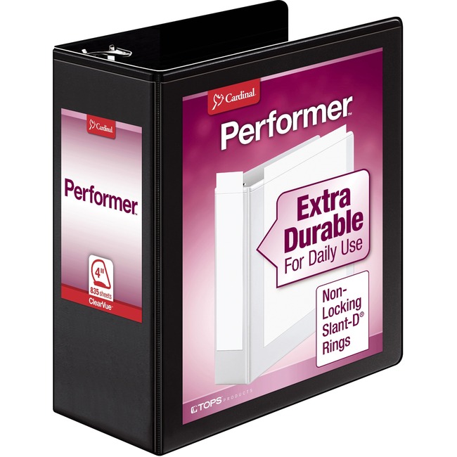 Cardinal Performer ClearVue Slant-D Ring Binders