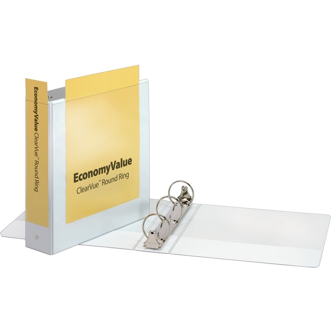 Cardinal EconomyValue ClearVue Round-Ring Binders