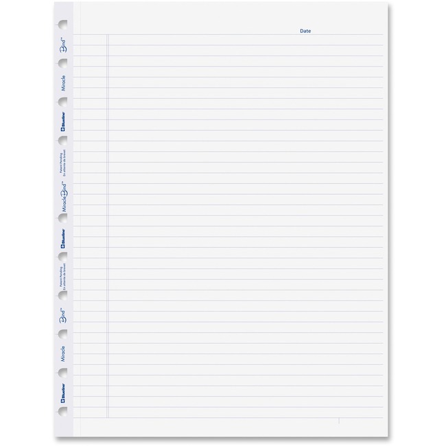 Blueline MiracleBind Notebook Refill Pages - Letter