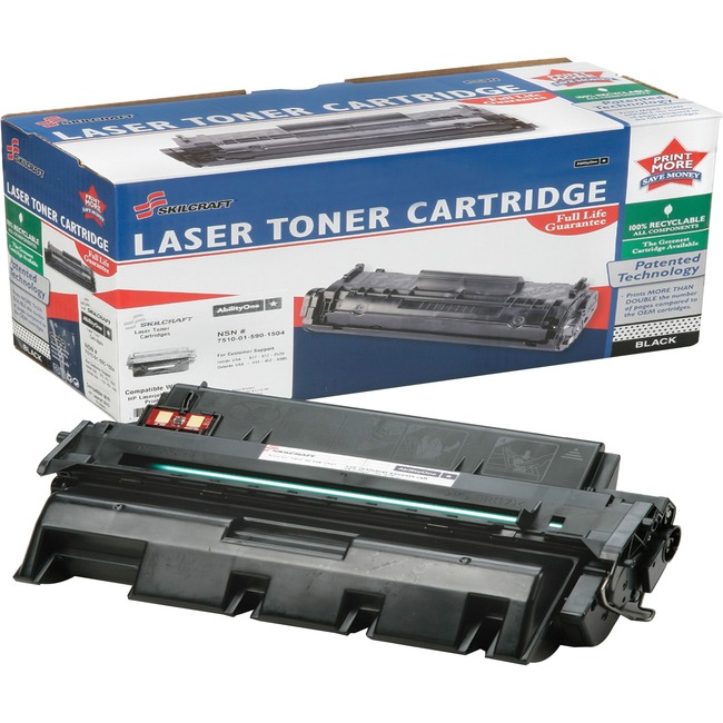 SKILCRAFT 7510015901504 Remanufactured Toner Cartridge - Alternative for HP 53A (Q7553A)