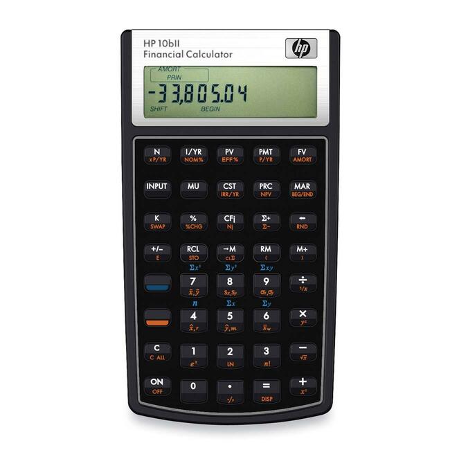 hp 10bii financial calculator compound interest