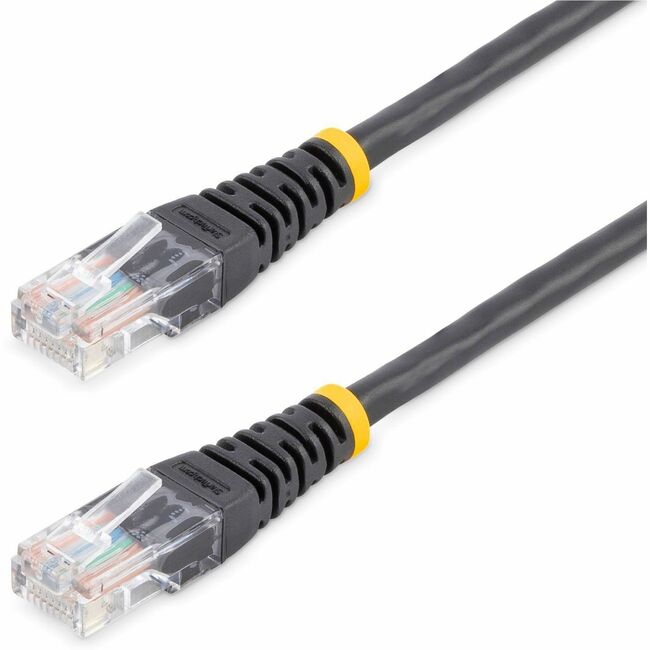 StarTech 10ft Black Molded Cat5e UTP Patch Cable