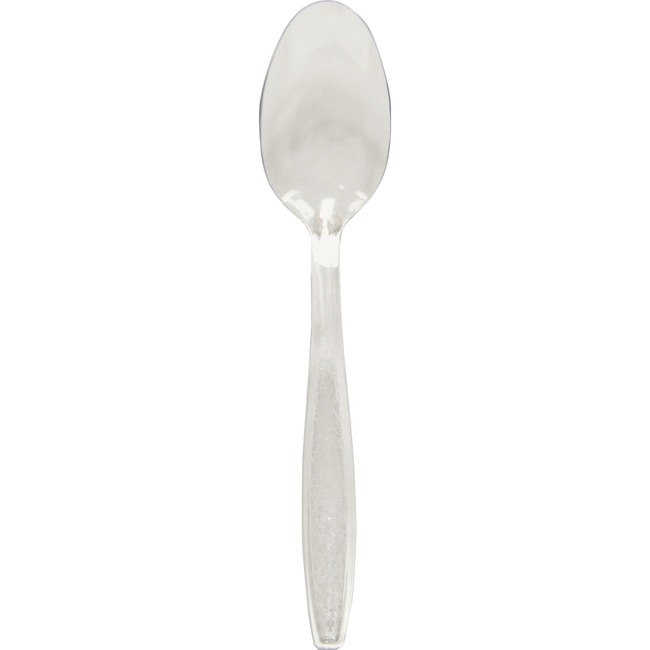 Solo Extra Heavyweight Cutlery Clear Teaspoons