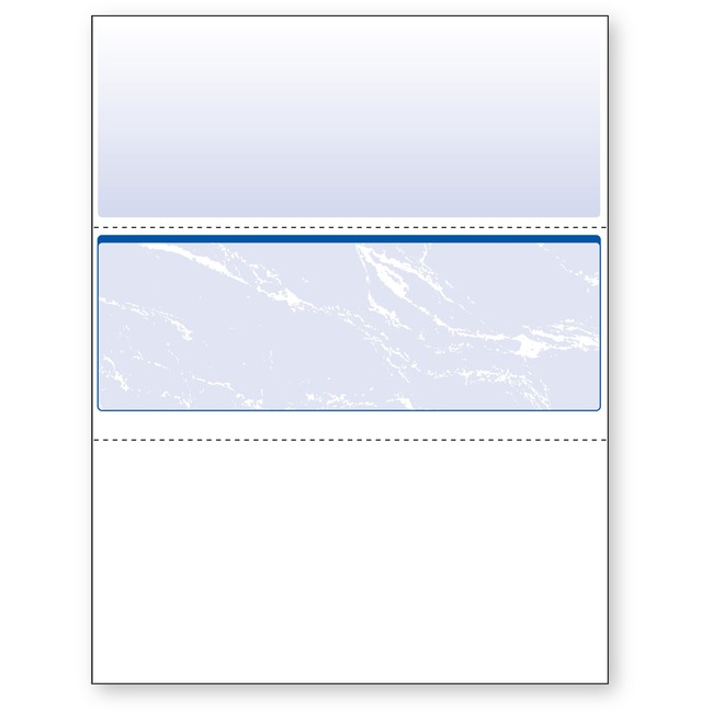 DocuGard Security Blue Marble Business Checks with 11 Features to Prevent Fraud