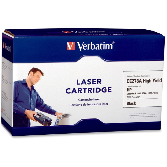 Verbatim Remanufactured Laser Toner Cartridge alternative for HP CE278A