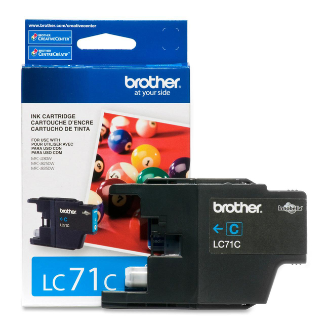 Brother Innobella LC71C Standard Yield Ink Cartridge