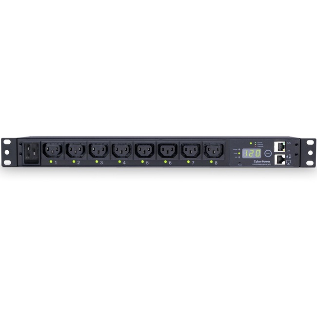 Switched PDU RM 1U PDU20SWHVIEC8FNET 20A 8-Outlet