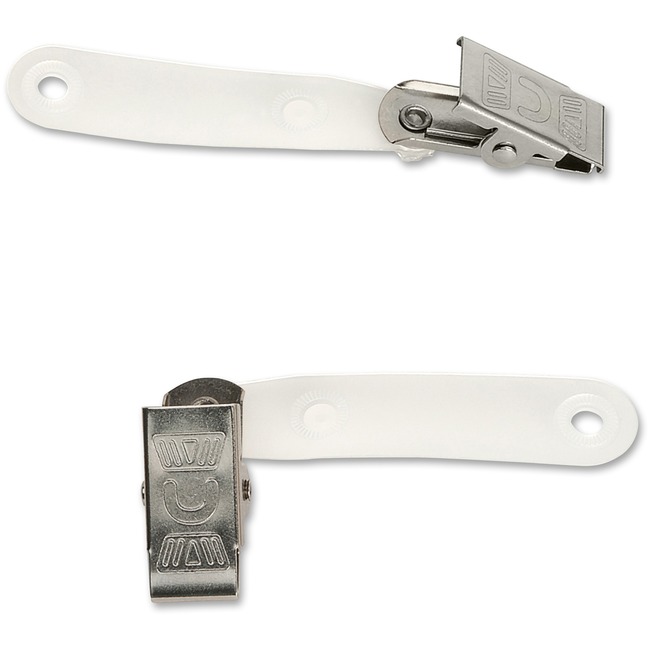 Business Source ID Card Mylar Strap and Metal Clip