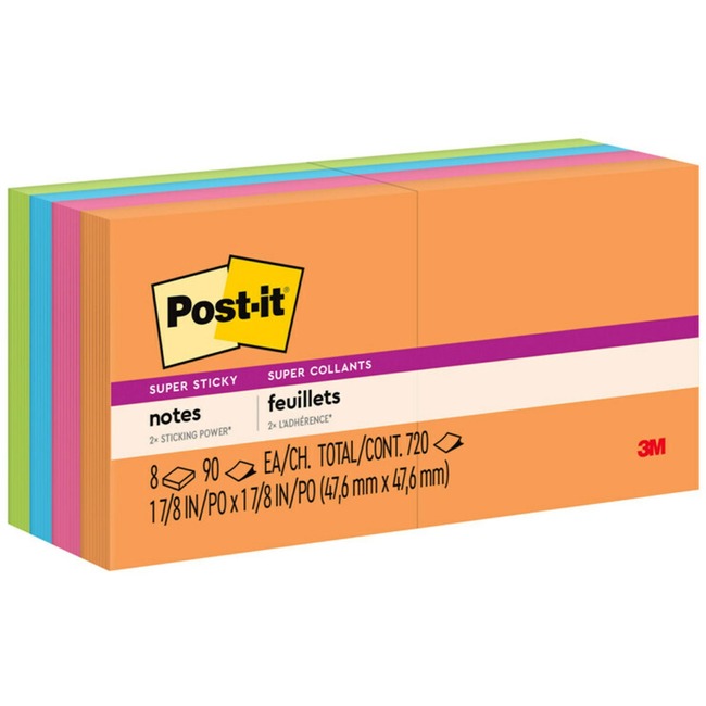 Post-it® Super Sticky Notes, 2