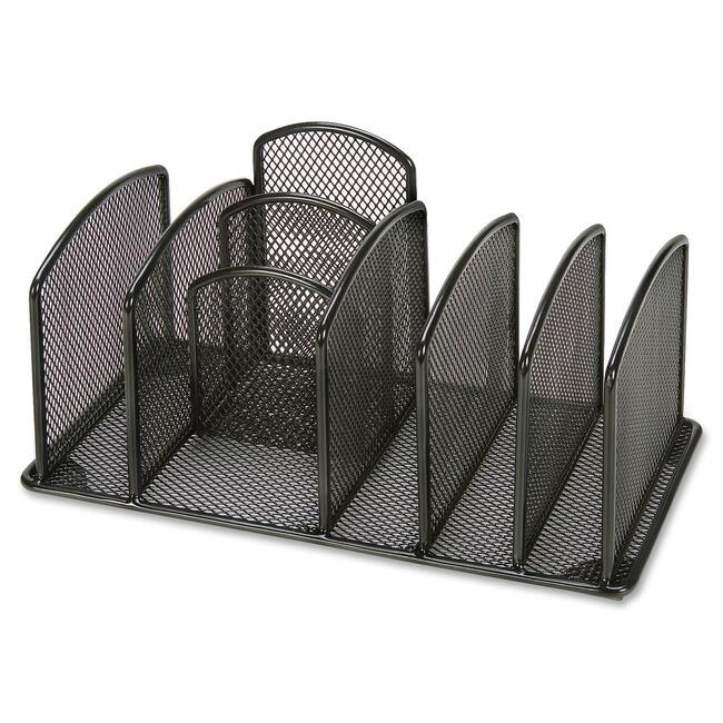 Lorell Steel Mesh Deluxe Desktop Organizer