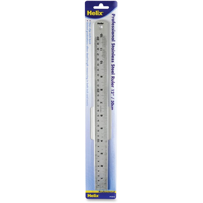 Helix Stainless Steel Professional Ruler